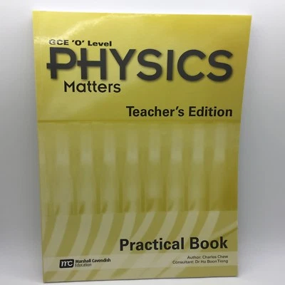 GCE 'O' Level Physics Matters Teacher's Edition Practical Book MC Free Ship - Image 1 of 4
