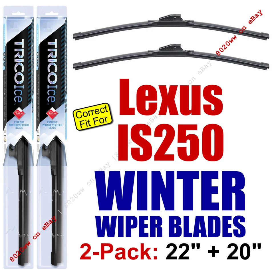 WINTER Wipers 2pk Super-Premium fit 2006-2013 Lexus IS250 IS 250 - 35220/200 - Image 1 of 1