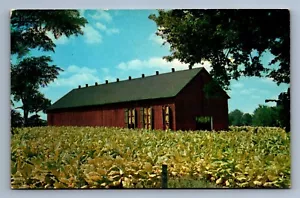 Postkarte Vintage Tabak Scheune & Feld Scott County Kentucky Landwirtschaft - Bild 1 von 2