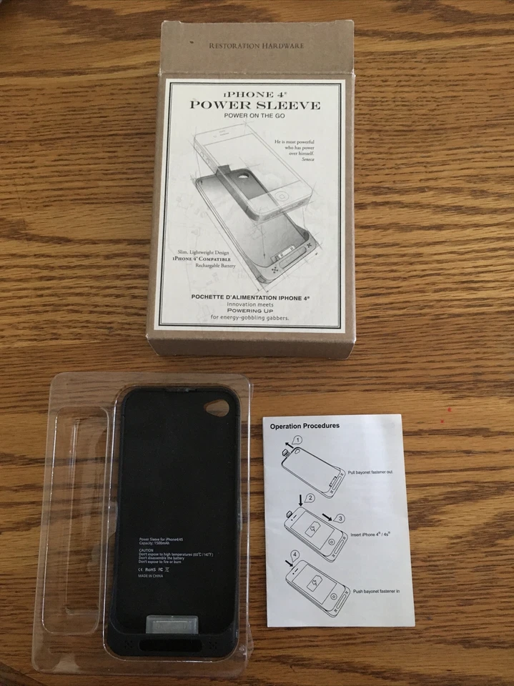 Restauración Hardware iPhone 4/4s funda eléctrica Foto 1 de 4