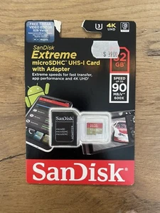San Disk Extreme micro STHC -UHS-I Card - Picture 1 of 1