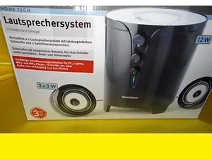 2.1 Design-Lautsprecher/aktives 2.1 Sound System Lautsprecher/Subwoofer/ schwarz - Bild 1 von 1