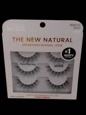 PENDIENTE PERLA EFECTO LEVANTADO WISPY MINIMAL LOOK NATURAL SIN ESFUERZO 3 pares Foto 1 de 4