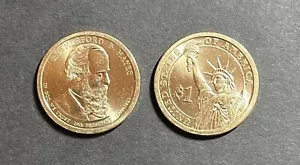 USA 2011P - Rutherford Hayes 19th Presidential $1 Coin. Philadelphia Mint - Imagen 1 de 1