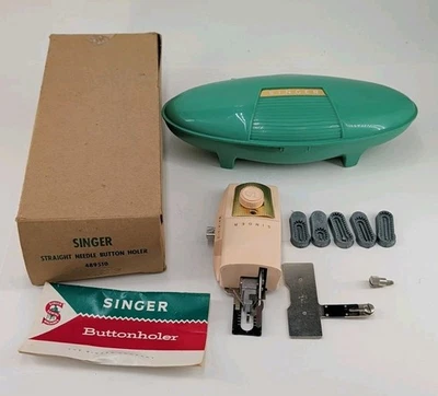 Aguja vertical Singer años 60 489510 5 levas caja manual SIM 4561 de colección Foto 1 de 4