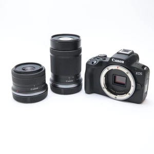 Canon R50 RF-S 18-45mm + 55-210mm Double Lens kit (Black) #73 - Afbeelding 1 van 12