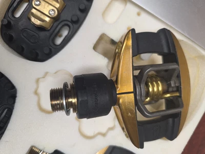 Egg Beater 4Ti Pedals - CRANKBROTHERS  TITANIUM 4Ti  Dual Sided Clipless IN BOX - Image 1 of 4