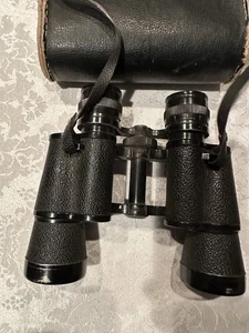Vintage Tasco 7x35 Binoculars Fully Coated Optics With Case - Picture 1 of 7