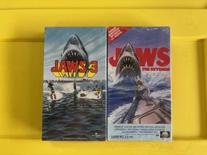 JAWS HORROR VHS LOT Jaws 3 - Jaws The Revenge All sealed HIFI Stereo Universal - Picture 1 of 10