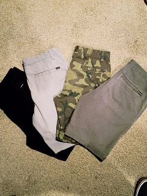 Lote de 4 Pantalones Cortos Relajados VOLCOM Frickin Para Hombre  Foto 1 de 4