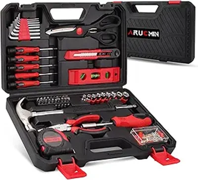51-Piece Combination Tool Set for Home Handyman Repair Toolbox - Image 1 of 4