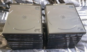 18× Genuine Amaray Black 4k Ultra HD Blu-Ray UHD 14mm 2 Disc Replacement Cases - Photo 1/5