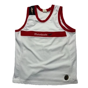 Y2K Allen Iverson Reebok Question Basketball Trikot rot weiß Gr. Large - Bild 1 von 5