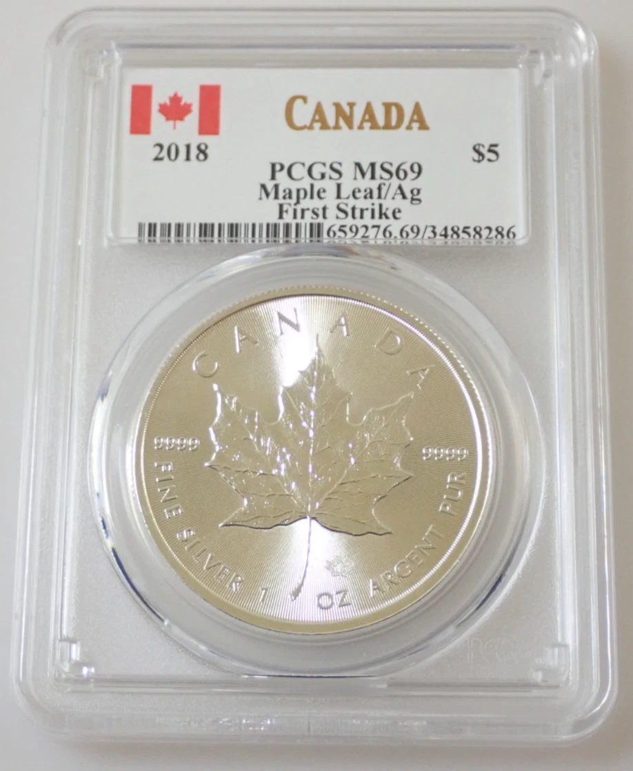 Canadian Maple Leaf MS 69 Silver Bullion Coins for sale | eBay