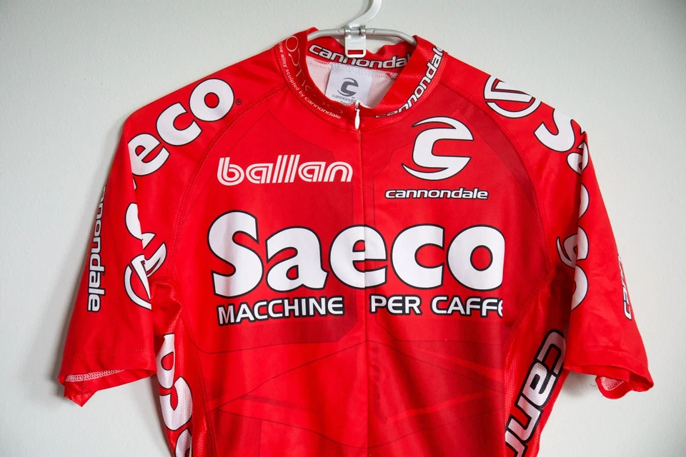 Camiseta Cannondale Saeco Pequeña S ¡Clásica! Foto 1 de 4