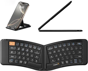 Protoarc Ergonomic Foldable Keyboard, XK03 Split Folding Travel Bluetooth Keyboa - Picture 1 of 12