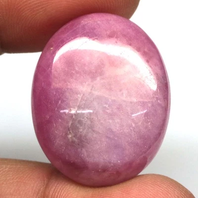 72.32 克拉 加热粉红色红宝石马达加斯加椭圆形凸圆形 24 x 30 毫米。 — 第 1/4 张图片