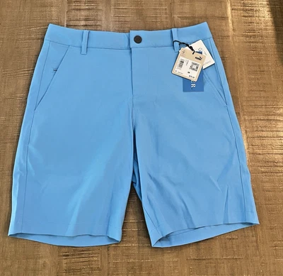 NWT Puma Dealer Men’s  Golf Shorts Size 28 8” Inseam Light Blue - Image 1 of 4
