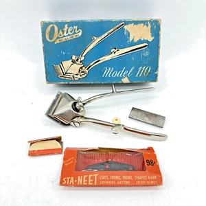 Vintage John Oster Modell 110 manueller Handclipper mit Box + Zubehör - Bild 1 von 5