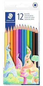 12 Pack Staedtler Wood Free Coloured/Colour Pencils ~ Eco Friendly Colouring - Picture 1 of 1