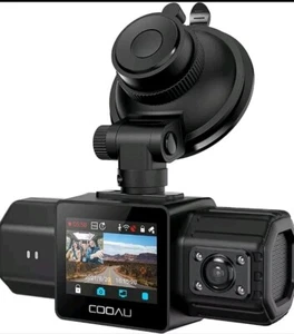 COOAU Dual Dash Cam 1080P Dashcam vorne und innen, integriertes GPS und WiFi D20 - Bild 1 von 8