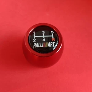 RED WEIGHTED 5 JDM SHIFT GEAR KNOB for LANCER EVO MIRAGE TRITON RALLIART GSR VR4 - Picture 1 of 6