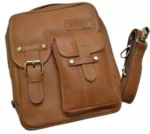 flevado Spirit of Nature Schultertasche Aktentasche geöltes Leder Büffelleder - Bild 1 von 6