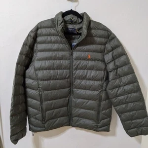 Polo Ralph Lauren The Colden Packable Jacket Ranger Green Puffer Size XL $248 - Picture 1 of 8
