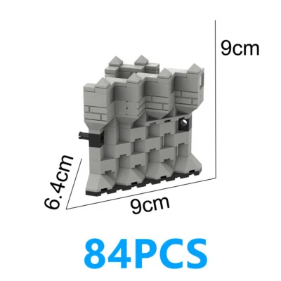 MOC Medieval Knight Castle Tower Weapon Building Blocks Bricks Wall Bloks 98283 - Image 1 of 4