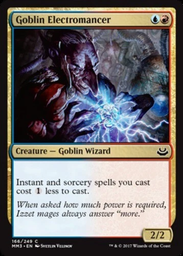 Goblin Electromancer ~ Moderately Played Modern Masters 2017 MTG Magic UltimateM - Image 1 of 1