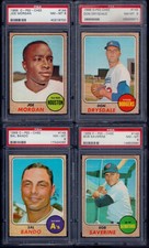 PSA 8 1968 OPC O-pee-chee #145 Don Drysdale Dodgers HOF SET BREAK LOW POP 11