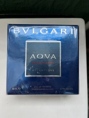 Bvlgari aqva Atlantiqve 50 ml EDT película nueva/original Hombres Hombre Antiguo Raro Foto 1 de 4