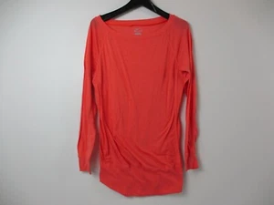 Nike Shirt Damen S Regular Dri Fit Sheer Stretch Langarm Pullover Orange - Bild 1 von 12