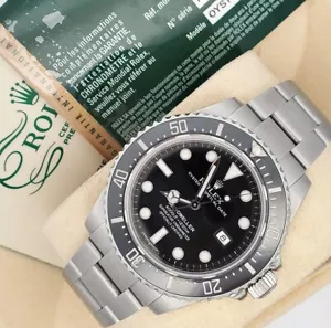 Rolex Sea-Dweller 4000 40mm Ceramic Bezel Steel 116600 Box Papers/Service Papers - Picture 1 of 8