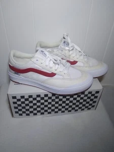 VANS Men's Size 7.5 Elijah BERLE Pro Sport Vintage White & Chilli Pepper NEW - Picture 1 of 17