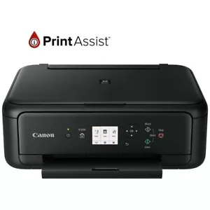 Canon PrinterTS5160 PIXMA Wireless All-in-One WIFI Scanner Bluetooth Inkjet+INK - Picture 1 of 15