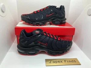 Nike Air Max Plus IM4868-010 Black University Red Men's Size US 7 - 12 - Picture 1 of 10