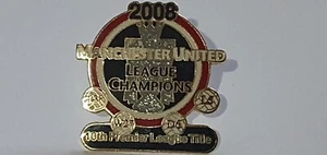 MANCHESTER UNITED Victory Pin 2008 PREMIER LEAGUE CHAMPIONS Badge Danbury Mint - Picture 1 of 1