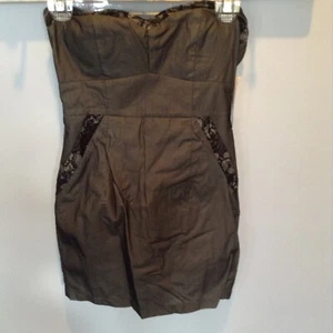 Nuevo con etiquetas Halter Vestido Talla S-Luce Beige - Imagen 1 de 5
