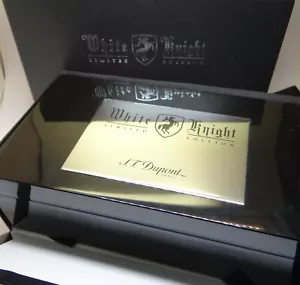 Neu ohne Etikett S.T. DUPONT White Knight Prestige Füllfederhalter - Bild 1 von 11