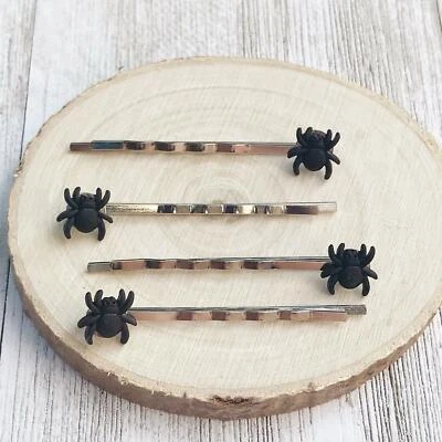 Halloween Tiny Black Spider Hair Pins - Image 1 of 4