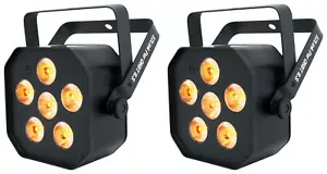 2) Chauvet DJ EZLink Par Q6BT ILS RGBA Bluetooth Rechargeable Par Wash Up-Lights - Picture 1 of 7