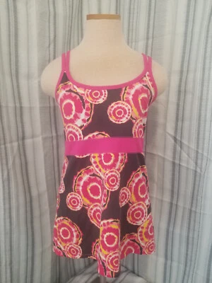 Sujetador deportivo Soybu para mujer talla S abstracto con correa de espagueti incorporado rosa Foto 1 de 4