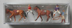 MOUNTED HORSES TRAINER PREISER 1/87 Miniature Diorama Model HO Scale 10502