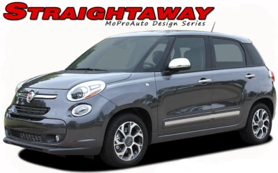 For 2014-2016 Fiat 500L Side Body Door Strobe Vinyl Stripes Decals Graphics  Foto 1 de 4