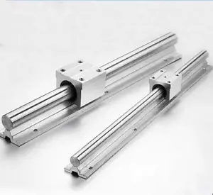 2X SBR10-800mm 10MM FULLY SUPPORTED LINEAR RAIL SHAFT ROD + 4 SBR10UU Block - Picture 1 of 2