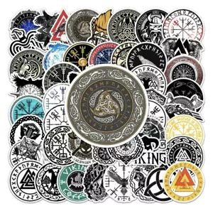 10 Stck. Wikinger Nordisch Vinyl Aufkleber Aufkleber - Scrapbooking, Journaling, Tagebuch - Bild 1 von 3