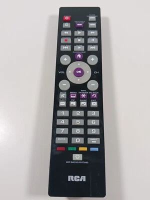 RCA RCR003RWDE Retroiluminado Universal Control Remoto Transmisión de TV Barra de Sonido DVD - Probado, Funciona Foto 1 de 4