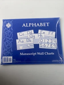 Alphabet Manuscript Wall Charts 11 x 17 Memoria Press - Picture 1 of 2