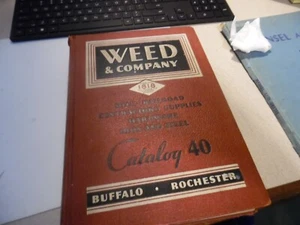 VINTAGE WEED & CO. HARDWARE CATALOG 40 PRINTED 1939 516 PAGES EXCELLENT COND. - Picture 1 of 9